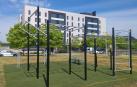 Tafalla amplía con un parque de calistenia las instalaciones de uso libre