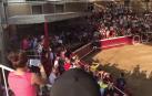 Varios heridos en Cadreita al saltar una vaquilla al tendido