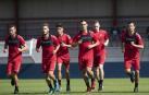 Osasuna realiza un suave entrenamiento tras caer ayer en Irún contra el Real Unión