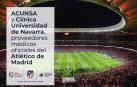 Acuerdo del Atlético con ACUNSA y Clínica Universidad de Navarra