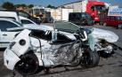 Cuatro muertos en un choque frontal entre un turismo y una furgoneta en Girona