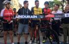 Foulon y Larrea ganan "La Induráin" con 2.000 cicloturistas participantes
