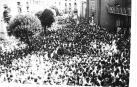 Imagen de archivo del cohete anterior a 1982, cuando se celebraba en la plaza Vieja.
