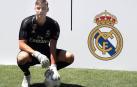 El Real Madrid presenta al joven portero Lunin a la espera de Courtois