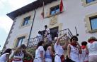 El chupinazo de este año estuvo marcado por el reconocimiento al grupo de auroros de la localidad