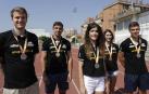Los medallistas navarros en el Campeonato de España, en casa