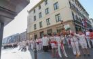 La procesión de Tudela con música de pasodoble