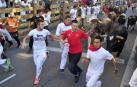 Procesión en honor a Santa Ana y segundo encierro en el tercer día de las fiestas de Tudela 2018 (26 de julio)