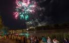 Imágenes de la Revoltosa y los fuegos que tienen lugar durante cada noche de las fiestas de Tudela.