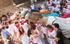 Fotos del encierro, despedida de gigantes, paellada popular y encierro infantil del último día de las fiestas de Tudela 2018, 29 de julio.