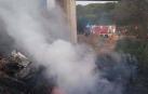 Fallece un conductor navarro en Fraga al caer su camión por un puente