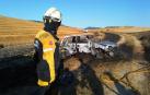 Extinguido un incendio de 2,6 hectáreas en el término de Badostáin