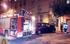 Bomberos sofocan dos incendios en Tudela durante la noche del miércoles al jueves