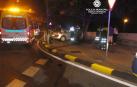 Joven ebrio sale de la vía y choca contra un árbol en la calle Errotazar