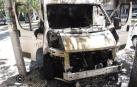 Incendio fortuito de un vehículo estacionado en la Avenida Sancho el Fuerte