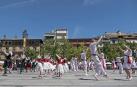 Comienzan las fiestas de la ciudad del Ega. La bajadica del Puy, la bajada del Ega, el Baile de La Era y la salida de la Comparsa de Gigantes y cabezudos han sido los principales actos del primer día de fiestas.