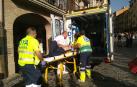 Dos heridos en el encierro de vacas de Estella