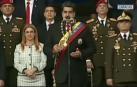 Momento del ataque denunciado por Maduro