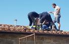 Rescatado en Sansol un hombre inconsciente en un tejado por picadura de avispas