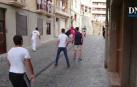 Corneado en el encierro de Estella