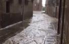 Una fuerte tormenta sorprende a Carcastillo en plenas fiestas