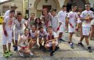 Imágenes de las fiestas de Funes del lanzamiento del cohete y homenajes del ayuntamiento