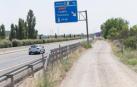 La reforma del camino agrícola de la A-68 estará acabada en noviembre