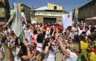 La localidad ribera arrancó sus fiestas este sábado. El alcalde, Valentín García Olcoz, fue el encargado de prender la mecha. Este domingo, a las 9:00 horas, tendrá lugar el primer encierro del Pilón
