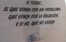 Un alcalde pide a sus vecinos que no le lleven problemas si no tienen la solución
