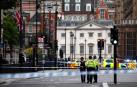 Varios heridos tras el choque de un automóvil ante el Parlamento británico
