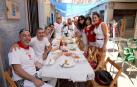Imágenes de las fiestas de Lerín, principalmente de la pochada y de la comida popular.