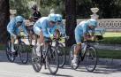 El Astana gana la crono en Burgos