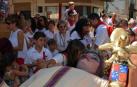 Despedida de los gigantes y paellada en el último día de las fiestas de Murchante