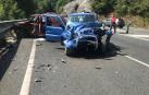 Detenido tras darse a la fuga y provocar un accidente con dos heridos en Lesaka