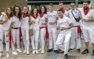 Fotos del cohete de las fiestas de Sesma 2018