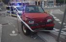 Denunciado en Pamplona por conducir ebria y chocar contra unas vallas protectoras