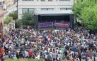 Cientos de personas condenan en Huarte la violencia machista