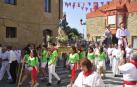 Los quintos honran a la Virgen en Murillo El Fruto