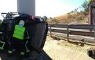 Dos personas han resultado heridas este viernes por la tarde en un accidente de tráfico en la A-12, en el kilómetro 46.