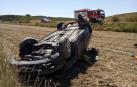 Una persona trasladada tras sufrir un accidente de coche en Allo