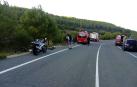 Fallece un motorista en un accidente de tráfico en el alto de Lerga