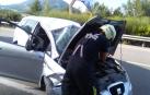 Una persona trasladada al CHN tras un accidente de tráfico en la AP-15