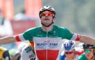 Viviani se impone a Sagan en el esprint