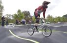 La nueva pista de 'pump track' de Trinitarios en Pamplona abrirá este mes