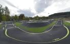 La nueva pista de 'pump track' de Trinitarios en Pamplona abrirá este mes