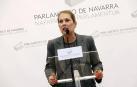 Geroa Bai e I-E se han reunido este miércoles alrededor de una hora en el que ha sido el primer encuentro de la formación de Uxue Barkos para intentar formar el nuevo Gobierno de Navarra.