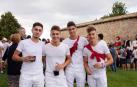 El viernes 31 de agosto Mendillorri celebró en inicio de sus fiestas con el tradicional lanzamiento del txupinazo, que se celebró como en años anteriores junto al palacio del lago. Previamente, el grupo de dantzaris y la comparsa de gigantes -que celebró su décimo aniversario- animaron el ambiente con sus bailes. Tras el sonido de los cohetes, los más pequeños disfrutaron de una caramelada.