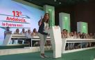 La presidenta andaluza y secretaria general del PSOE-A, Susana Díaz, durante su intervención en el 13 Congreso del PSOE Andaluz.
