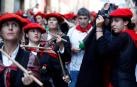 Tensión en Hondarribia por el desfile de la compañía mixta en el Alarde