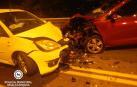 Herido tras chocar contra otro vehículo en Labrit y dar positivo en alcohol